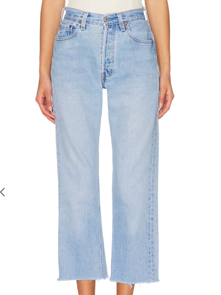 Aligrace Vintage Relaxed Undone Jeans In Light Medium Size 29